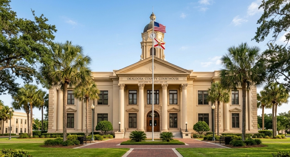 Florida courthouse exterior representing how long a car accident lawsuit takes in Florida