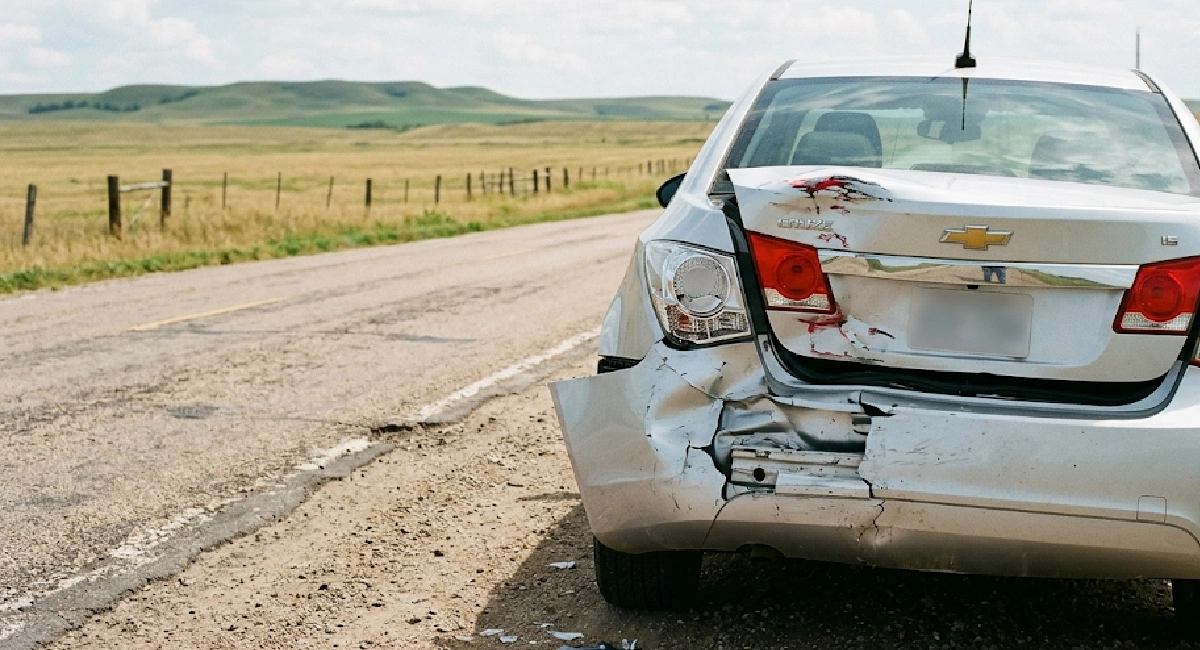 Rear bumper damage on a vehicle representing Florida rear-end accident claims and the injuries and recovery process